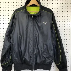 PUMA プーマ リバーシブルナイロンジャケット 立ち襟 ブルゾン キルティング 2WAY メンズ ブラック