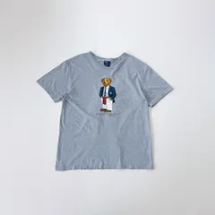 90s ラルフローレン　ポロベア　プリント　Tシャツ　グレー　Lサイズ　Polo  Ralph  Lauren bear print t-shirt T1399 A5