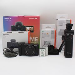 sayu様専用　付属品完備■ほぼ新品■ SONY VLOGCAM ZV-1G B シューティンググリップキット ブラック#29012