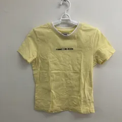 【TOMMY JEANS】トミー ジーンズ　黄色　XS 半袖　Ｔシャツ　レディース