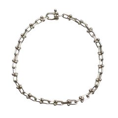 Tiffany&Co. ティファニー ハードウェア マイクロリンク ブレスレット size=16 Ag925 スターリングシルバー