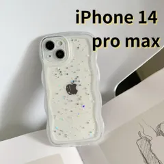 ［ショップス］iPhone14 pro max スマホケース なみなみ クリア シンプル 軽量 おしゃれ かわいい 透明 E047　E