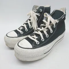 ◇ Θ CONVERSE コンバース 厚底系 リフテッドハイカットスニーカーシューズ サイズ23.5 モノトーン系 レディース E  【1507250015529】のサムネイル