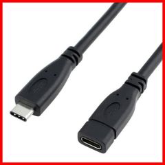 【特価セール】USB3.1延長ケーブル 延長ケーブル CM-CF オスtoメス 標準全銅16線 M-F 高速充電 ViViSun【JCT請求書発行可能】USB3.1タイプ-C 10Gbps高速データ転送(0.5ｍ)