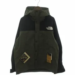 ザノースフェイス THE NORTH FACE タグ付き Mountain Light Jacket マウンテンパーカー ジップアップ ナイロン GORE-TEX NP62450 ニュートープ 緑 グリーン M