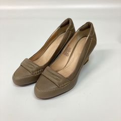 ROCK PORT ロックポート パンプス ヒール 革靴 グレー系 レディース 23cm【KS19】