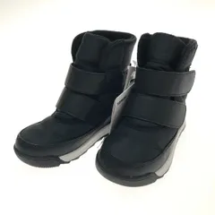 □□SOREL ソレル キッズ スノーブーツ チルドレン ウィットニーIIストラップ 15cm NC3919-010 ブラック
