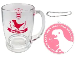 【中古】食器 赤城ウェン グラスマグ＆ラバーコースターセット 「バーチャルYouTuber にじさんじ Oriens 2nd Anniversary」