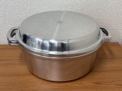未使用品　広島アルミ　無水鍋　24㎝　アルミニウム合金　直火専用
