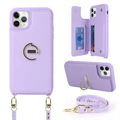 【特価セール】pro maxケース iphone11 アイホン11promaxケース スマホケース ケース iphone 11プロマックス iPhone11ProMax ショルダー リング付き レザー スマホショルダー 肩掛け カード収納(アイフォン11pro