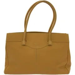 TOD’S トッズ モカシーノ レザートートバッグ  キャメル