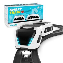 スターターセット スマートトレイン　電車　鉄道　プログラミング学習教材　勉強　鉄道キット　電車でプログラミング　幼稚園　小学生　中学生 　ゲーム　　鉄道ゲーム　プログラミング　学習教材　学習キット　子供むけ　python scratch　intelinoのサムネイル