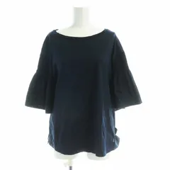 マックスマーラ ウィークエンドライン MAX MARA WEEKEND LINE カットソー フレンチスリーブ 五分袖 M 紺 ネイビー 59411411 /RO