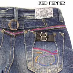 未使用 レッドペッパー RED PEPPER バギーデニム ブーツカット ローライズ レディース N-2023-06-13