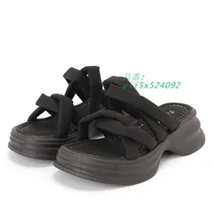 ツイスト クロスストラップ 厚底 スライド サンダル レディース 夏 身長アップ 脚長効果 歩きやすい サマー プラットフォーム  vii5x524092