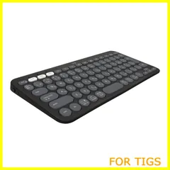 【新着商品】ロジクール ワイヤレスキーボード PEBBLE KEYS 2 K380sGR 薄型 軽量 415g 小型 Bluetooth Logi Bolt ワイヤレス 無線 キーボード Easy-Switch 日本語配列 電池寿命36ケ月 Windows Mのサムネイル