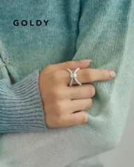 【SALE】GOLDY/ゴールディ/ダブル ライン ノット リング/アクセサリー/5231004のサムネイル