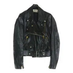 Acne Studios (アクネ ストゥディオズ) MERCI メルシー レザーライダースジャケット ブラック レディースのサムネイル