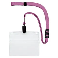 オープン 吊り下げ名札　クリップ式 NL-21P-PK 桃 1枚