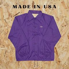 【最終価格】USA製　80～90s　auburn　オーバーン　コーチジャケット　ナイロンジャケット　紫　パープル　希少カラー　ビンテージ　ヴィンテージ　古着