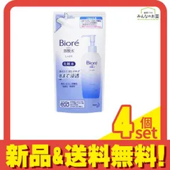 ビオレ うるおい弱酸水 しっとり 180mL (詰め替え用) 4個セット まとめ売りのサムネイル