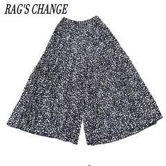 RAG'S CHANGE　極太プリーツスーパーワイドパンツ　グレージュ RAG'S CHANGE 極太プリーツスーパーワイドパンツ グレージュ