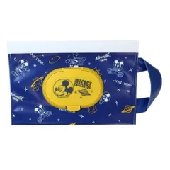 【メール便】ミッキーマウス フタ付きキャリーポーチ ミニポーチ アストロシャイニング ディズニー ウェットティッシュ ケース