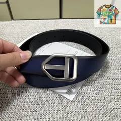 【今日特価】Tom Ford Double-Side Premium Leather Belt エレガントなデザイン-1