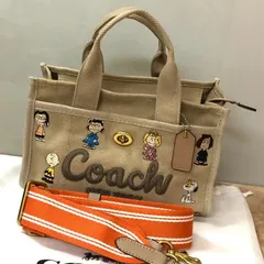 COACH ✖︎スヌーピー新品✨❤️トートバッグ最終値下げ！ COACH コーチ 2025新作 x スヌーピー ピーナッツ コラボ トート