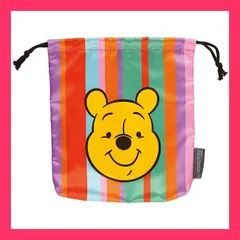 ★スタッフおすすめ！★巾着 【ディズニーレトロ/くまのプーさん】  1セット1点