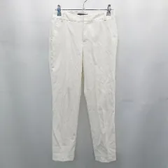 ◇ ⊂ グリーンレーベル リラクシング カジュアル ストレートパンツ サイズ36 ホワイト系 レディース E  【1507080002195】