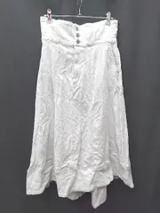 ◇ axes femme アクシーズファム デニム調 膝下丈 ストラップ ワンピース サイズL グレー レディース P  【1407260025139】