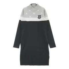 サイズ：3 KISS ON THE GREEN キスオンザグリーン  ハイネック ニット 長袖ワンピース  ブラック系 [240101490078] ゴルフウェア レディース ストスト