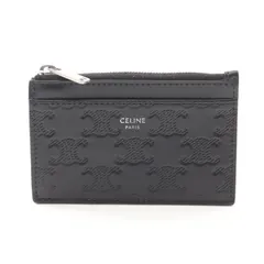 【未使用に近い・現行】セリーヌ コインケース L字ファスナー レザー メンズ 黒 2025年最新】CELINE メンズ コインケース・小銭入れの人気