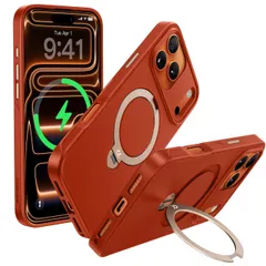 新品 【2025新登場・機能美の極み】CASEKOO iPhone 17 Pro Max 用 ケース 360度回転スタンド MagSafe対応 米軍MIL規格 360°全方向耐衝撃 滑り止め マット仕上げ 黄変防止 ワイヤレス充電対応 ストラップホール付き い