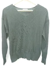 ◇ le.coeur blanc ルクールブラン 長袖 ニット セーター サイズ38 ブラック レディース P  【1406110017874】