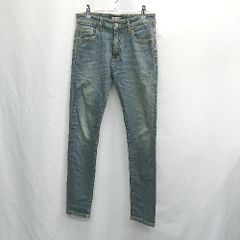 ◇ REPRESENT ローライズ　ウォッシュ加工　イタリア製　イエロースティッチ ジーンズ サイズ29 ブルー系 メンズ E 【1505130000412】