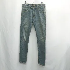 ◇ REPRESENT ローライズ　ウォッシュ加工　イタリア製　イエロースティッチ ジーンズ サイズ29 ブルー系 メンズ E  【1505130000412】のサムネイル