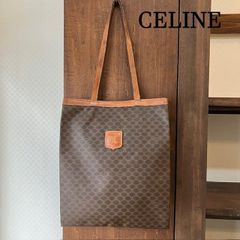セリーヌ　CELINE　マカダム柄　PVCレザー　ハンドバック　トートバック　JMB12