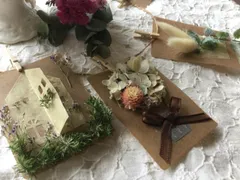 フラワーガーランド　蝋引き①