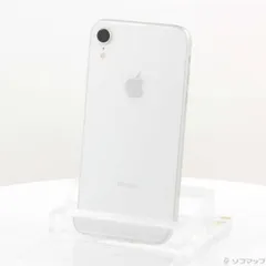 〔中古品〕 iPhoneXR 64GB ホワイト MT032J／A SoftBank【262】