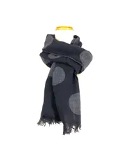 ワイズ Y’s MODAL LINEN 2 LAYERS DOT STOLE ドットリネン混ストール レディース  表記無のサムネイル