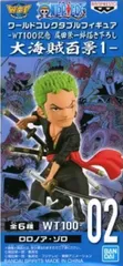 ロロノア・ゾロ 「ワンピース」 ワールドコレクタブルフィギュア-WT100記念 尾田栄一郎描き下ろし 大海賊百景1-【1週間以内発送】のサムネイル