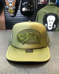 SPICE MOTORCYCLES スパイスモーターサイクルズ SPICE STEALTH LOGO MESH CAP GREEN ロゴ メッシュキャップ グリーン 新品 ハーレーダビッドソン