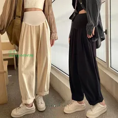 マタニティパンツ チノパンツ テーパードパンツ タック入れ アジャスター 妊婦 ボズボン ママパンツ ポケット 初期後期 パンツ 無地 産前産後 春夏秋 ant4y446496