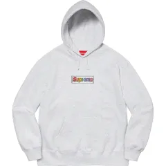 新品 Supreme ブリング ボックスロゴ フーデッド スウェットシャツ アッシュ グレー XXL