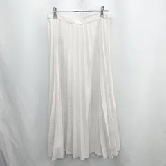 ◇ ⊂ COMME CA MODELS コムサモデルズ プリーツ ロング丈 フレア スカート サイズ11 ベージュ系 レディース E  【1412090029660】