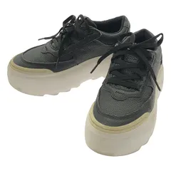 【極美品】UGG 厚底スニーカー　シボ加工レザーMarin Mega Lace UGG厚底スニーカー＊Marin Mega Lace マリンメガレース アグ