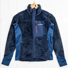 【Women's XS ネイビー系】 Montbell ( モンベル ) クリマエア ジャケット ポリエステル ウェア トップス アウター ジャケット フリース z00050339  フリース アウター ジャケット トップス ウェア