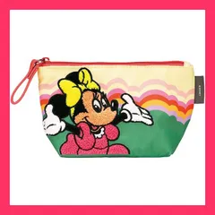 ★スタッフおすすめ！★フラットポーチ 【ディズニーレトロ/ミニーマウス】  1セ